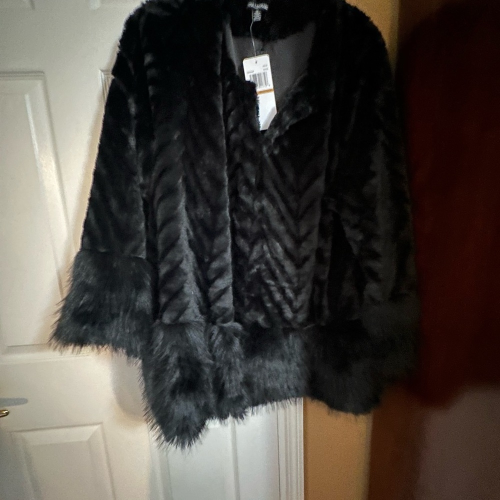Nina Leonard Elegant Black Coat